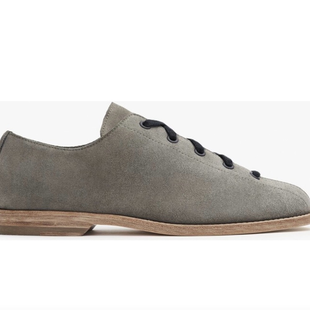 NEW James Perse Brushed Suede Derby Shoe 39